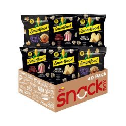 【2023 Special Deals + Free Shipping】Smartfood 40 Pack 0.5 Ounce Popcorn Variety Pack