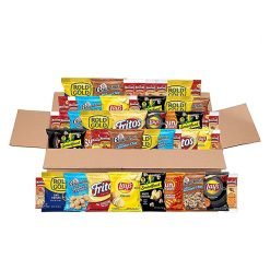 【Flash Sale + Free Shipping】Frito-Lay 50 Count Sweet & Salty Snacks Variety Box - Mix of Cookies, Crackers, Chips & Nuts and More