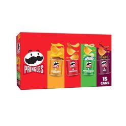 【2023 Special Deals + Free Shipping】Pringles 20.6oz Box 15 Cans Potato Crisps Chips