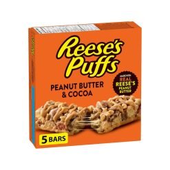【2023 Flash Sale + Free Shipping】Reese 120g/ 4.2oz Puffs Treats Peanut Butter & Cocoa Cereal Bars