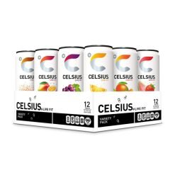 【Flash Sale + Free Shipping】CELSIUS Functional Essential Energy Drink - Official Variety Pack 12 Fl Oz (Pack of 12)