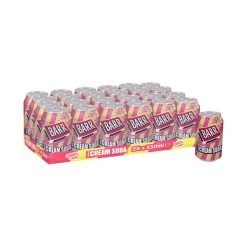 【2023 Special Deals + Free Shipping】BARR American Cream Low Sugar Soda - 24 pack 330 ml Fizzy Drink Cans