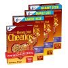 【Flash Sale + Free Shipping】Cheerios Honey Gluten Free Breakfast Cereal with Oats &  Nut Cheerios(4 Boxes -  10.8 oz,15.4 oz,18.8 oz and 27.2 oz)