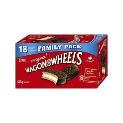 【2023 Flash Sale + Free Shipping】 Wagon Wheels Dare Original Cookies Box - 630g