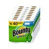 【2023 Special Deals + Free Shipping】Bounty 16 Family Rolls Quick Size Paper White Towels (=40 Regular Rolls)-toilet paper
